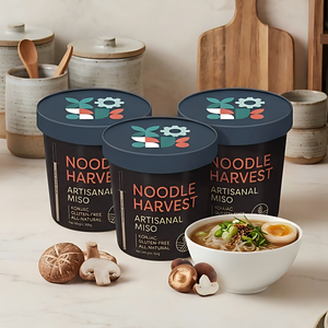 Pâtes Keto Faible en Calories et en Matières Grasses, Nouilles Shirataki, Repas Instantané, Fournisseur d'Aliments en Marque Blanche - Product Image 1