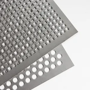 Suppliers of square hole galvanized zinc coated perforated steel sheet plate