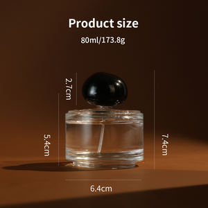 Botellas de Perfume Transparentes de Vidrio Eric de 30ml 50ml 100ml, Botella de Perfume Redonda con Pulverizador - Product Image 3