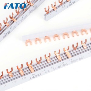 Fato pin-loại U-Loại MCB đồng thanh cái 1p 2P 3P 4p cách nhiệt chống cháy thanh dây hộ gia đình và nhà máy sử dụng - Product Image 6