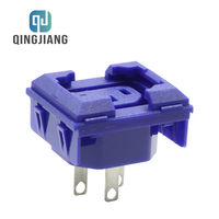 Prise PDU industrielle C13 à verrouillage anti-déconnexion, bleue, 3 broches, borne de soudage, adaptée aux rallonges électriques industrielles