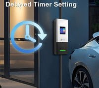 Chargeur EV portable 32A 7kW EVSE Type 2, chargeur de véhicule électrique domestique AC de base avec application WiFi optionnelle, modèle Zencar C20