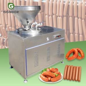 Embutidora de Chorizo Eléctrica Hidráulica Automática de Doble Cabezal, Máquina de Llenado de Salchichas - Product Image 1