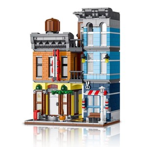 Blocchi da Costruzione dell'Agenzia <span class=keywords><strong>Detective</strong></span> di Mork, Modello dell'Ufficio di Investigazione Misteriosa, 40 Pezzi, Giocattolo Educativo in ABS - Product Image 1