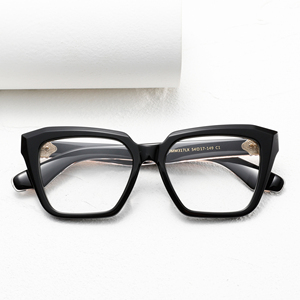 Full Rim Square <b>Eyeglasses</b> <b>Frames</b> Solid Color Anti-Uv Unisex Adult Vision Correction - Product Image 6