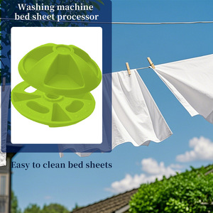Reusable Anti-tangling Laundry Ball Washing Machine Sheet Separator Reduce <b>Clothes</b> Winding Household Laundry Cleaning Helper - Product Image 3