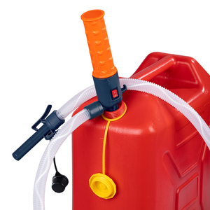 Pompe de transfert de carburant alimentée par batterie 2,8 GPM, pompe centrifuge en plastique avec buse automatique, auto-amorçante, certifiée ATEX - Product Image 6