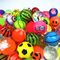 Balle rebondissante en caoutchouc mélangé, colorée, thème paradis marin, jouet aquatique flottant 25mm pour enfants de 14 ans et plus, vente en gros