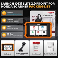 Outils de diagnostic complets LAUNCH X431 Elite 3.0/2.0 pour Renault/Peugeot/Citroën/Abarth/Fiat/Hyundai/Kia/Abarth, scanner OBD2