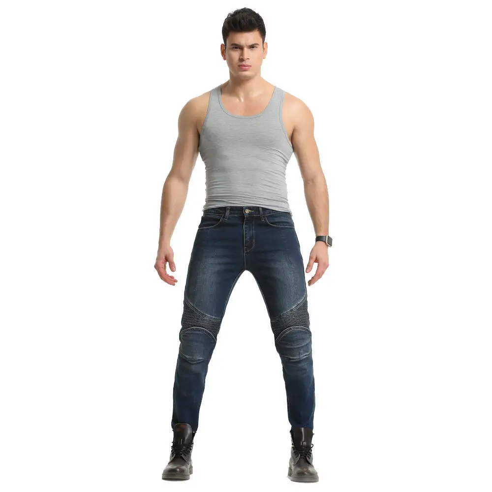 Calça jeans vintage lavada slim pequena reta masculina, modelo casual de primavera, novidade de 2024
