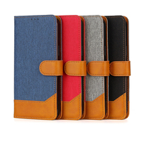 Casing Kulit Mewah Model Flip Cover Dompet untuk Ponsel Samsung Galaxy S23 S22 S21 FE S20 S10 S9 Plus Note 20 S24 S25 Ultra