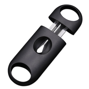 <b>V</b> Shaped Cigar Cutter Stainless Steel Portable <b>Bar</b> Shape Safety Feature Cigar Accessories - Product Image 4