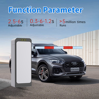 Control de Acceso para Estacionamientos Comerciales, Barreras Automáticas de Barra Recta de Alta Velocidad de 6 m, Vehículos Eléctricos, 200 W, RS485, Torniquetes Faciales
