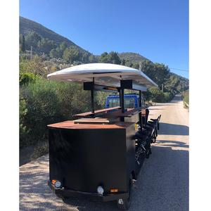 Vente en gros d'usine de vélo de fête électrique City Tour Pedal Pub électrique Vélo de fête à 4 roues Vélo de bière électrique - Product Image 1