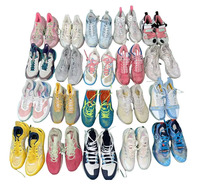 Sepatu Basket Bekas Unisex Ydyl S3-2 Laris Manis Grosir Bahan Campuran Polyester/Katun Ukuran Beragam Sol Tengah Karet/Gel Sol Luar PVC/TPR Semua Ukuran