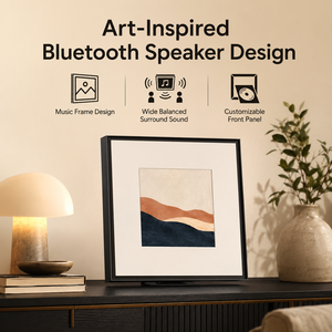 Haut-parleur Bluetooth 120W en forme de cadre d'art avec <span class=keywords><strong>Dolby</strong></span> <span class=keywords><strong>Atmos</strong></span>, cadre musical mural personnalisable, haut-parleur audio <span class=keywords><strong>sans</strong></span> <span class=keywords><strong>fil</strong></span> pour TV et maison - Product Image 1