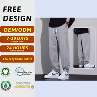 Pantalon de survêtement décontracté pour homme, coupe ample, grande taille, style harem, avec braguette zippée, XL, tendance, simple et polyvalent, pour le printemps et l'automne