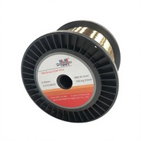 Fil de cuivre EDM en laiton de 0,25 mm, fil d'électrode en alliage de cuivre 980 MPa pour l'électro-érosion