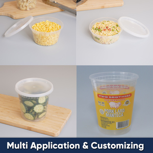 32oz Plastic Disposable Food Storage <strong>Soup</strong> <strong>Containers</strong> Airtight Deli Food <strong>Container</strong> With Lids - Product Image 3