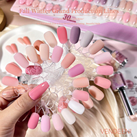 L'OEM/ODM bas en caoutchouc populaire supérieur de collection de vernis à ongles de gel de couche de base en caoutchouc de Vendeeni libèrent le vernis à ongles en caoutchouc de gel de couleur de la coutume 30