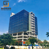 Edificios de Estructura de Acero de Gran Envergadura Prefabricados, Edificio de Acero Estructural Prefabricado de Varios Pisos para Oficinas, Escuelas y Centros Comerciales