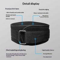 Ceinture de musculation professionnelle robuste avec logo personnalisé, réglable, pour soutien lombaire en salle de sport, squats, soulevés de terre et entraînement de force pour hommes