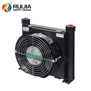 Intercambiador <span class=keywords><strong>de</strong></span> Calor para Grúa Hidráulica RC0510, Enfriador <span class=keywords><strong>de</strong></span> Aceite Marino <span class=keywords><strong>de</strong></span> 20L 12V, Intercambiador <span class=keywords><strong>de</strong></span> Calor <span class=keywords><strong>de</strong></span> Alto Rendimiento Refrigerado por Aire - Product Image 2