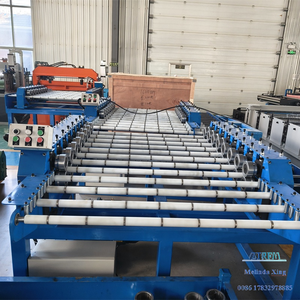 Halbautomat ische Bördel maschine Metall Stahl Biege kanten maschine Farbe Stahls aum maschine für die Fliesen herstellung - Product Image 2