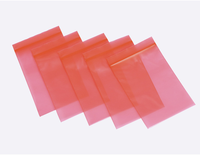 Sacs en PE à fermeture éclair antistatiques électromagnétiques de couleur rose pour l'emballage d'ordinateurs et d'écouteurs