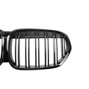 กระจังหน้ากันชนรถแบบสองแผ่นกระจังหน้าสีดำเงาสำหรับ BMW F49 X1 2019-2022 - Product Image 4