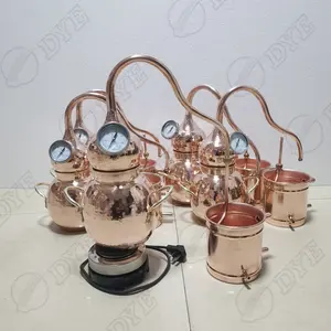 Distillation Whiskey DYE 2L 5L 10L Distillation Kit Copper Alembic Whiskey Moonshine Still