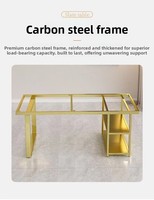 Support métallique pour pieds de chaise d'extérieur moderne, grand modèle 125 cm, anti-basculement, étanche, capacité 300 kg, avec commande à distance, pour salon