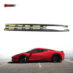 Faldones Laterales de Fibra de Carbono Seca de Excelente Calidad, Estilo OEM, para Ferrari 458 - Product Image 1
