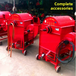 Grande batteuse automatique robuste pour tiges de soja, blé, riz et colza avec fonction de nettoyage des grains, garantie 1 an - Product Image 3