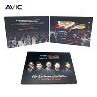 Carte de vœux vidéo personnalisée, brochure vidéo, livret vidéo pour invitation de mariage, cadeau, fabriqué par un fabricant OEM