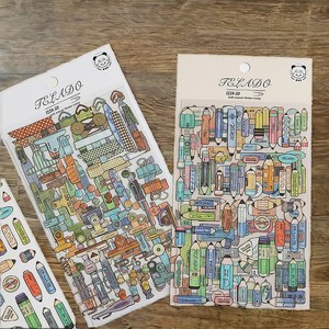 Misty Mountain Love adesivi decorativi impermeabili in PVC 30 fogli Per confezione Per manuali Per animali domestici e decorazioni Per feste - Product Image 3