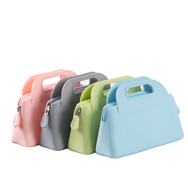 Небьющаяся маленькая неопреновая сумка, женская косметичка, силиконовая косметичка на молнии, женская сумка