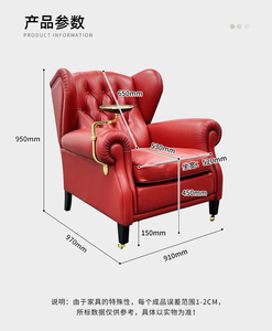 Fauteuil Cigare Vintage en Cuir Pleine Fleur Huilé et Ciré, Style Rétro 1919, Fauteuil d'Appoint Designer avec Assemblage Mortise et Tenon pour Projet de Villa de Luxe - Product Image 6