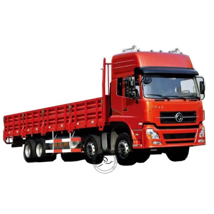 Goede Kwaliteit Dongfeng Euro V 420 Hp 8X4 12 Wheeler 9.4M Cargo Box Heavy Duty Cargo Truck