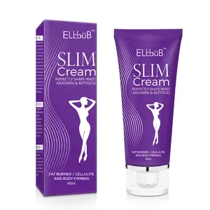 ELBBUB Private Label Nicht klebrige natürliche Fettzellen Burning Hot Cream Abnehmen Cellulite Body Slimming Cream