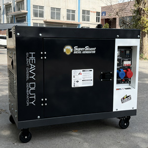 Générateurs diesel portables silencieux à prix réduit avec ATS, vente flash, 5kva-15kva, monophasés, usage domestique, 110V-220V - Product Image 1