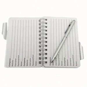 Wholesale Creative Paper <b>Notebooks</b> with Aluminum Shell and Metal Shell Includes Pens and Alloy Coil Creative Design - Product Image 6