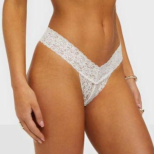 Donne nella vita quotidiana mutandine senza cuciture <span class=keywords><strong>in</strong></span> Nylon di cotone mutandine <span class=keywords><strong>in</strong></span> pizzo a vita alta biancheria intima tinta unita mutandine da donna Sexy - Product Image 1