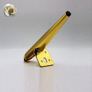 Gold Plated Furniture <b>Legs</b> 150mm Heavy Duty <b>Sofa</b> Support Industrial Design - Product Image 4