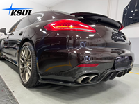 Diffuseur arrière en fibre de carbone de haute qualité pour Porsche Panamera 970.2 (2014-201) - Kit de protection de carrosserie automobile