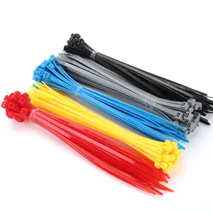 Professional Factory Custom 3.6*300mm Strong Strap Zip Tie Cable Wire Ties Nylon 66 PA66 Self Locking Plastic Cable Ties