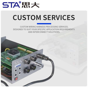 IP67 Водонепроницаемый 3-8 дюймов, размер корпуса, алюминиевый сплав, штекер для кабеля, крепление MIL DTL 26482 8-3S, припой, круговой разъем, 3 штыря - Product Image 4