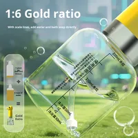 Machine à bulles ABS pour animaux de compagnie – Gel douche moussant à un clic pour chiens et chats avec dilution 350 ml pour salle de bain