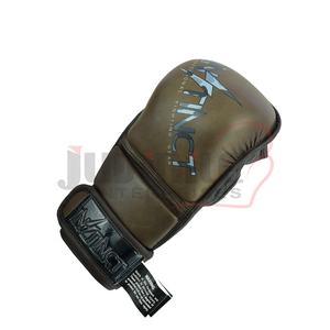 Professional Sparring MMA <b>Gloves</b> for Training and Kickboxing Genuine Leather Best Selling Half Finger <b>Gloves</b> with Double Velcro - Product Image 2