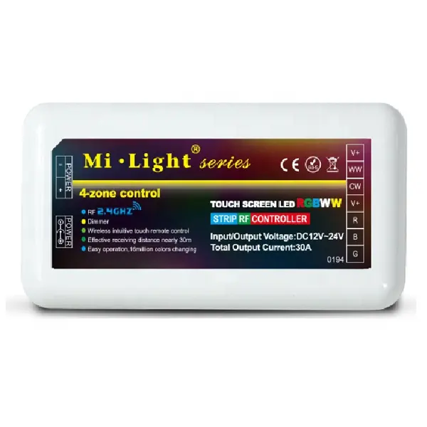 FUT039 Miboxer Mi Licht 4 Zonen RF 2,4 GHz RGB CCT Streifen licht LED Controller